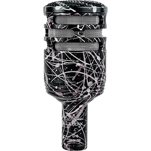 Audix D6 Dynamic Kick Drum Microphone (Limited Edition) D6A B&H