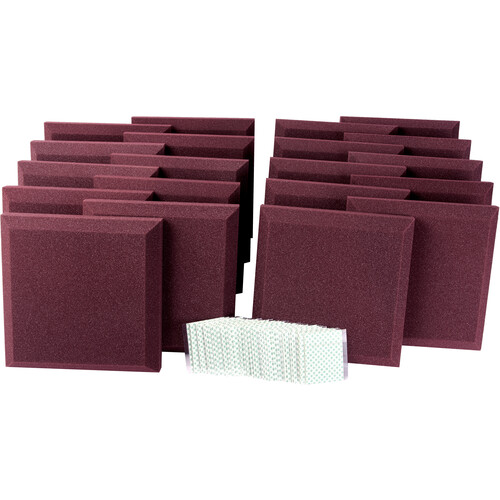 Auralex Home Office Kit with SonoFlat Panels (Burgundy 20-Pack)