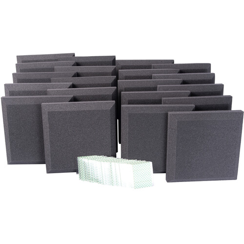 Auralex Home Office Kit with SonoFlat Panels (Charcoal 20-Pack)