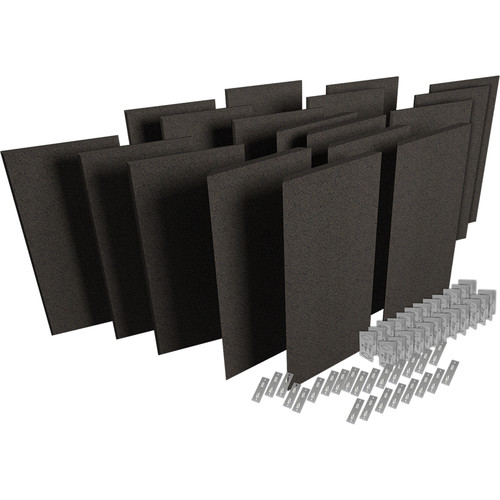 Auralex ProPanel ProKit-2 All-In-One Acoustical Room Treatment System (Obsidian)