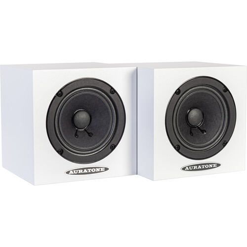 Auratone 5C Active Super Sound Cube Studio Monitors (Pair White Finish)