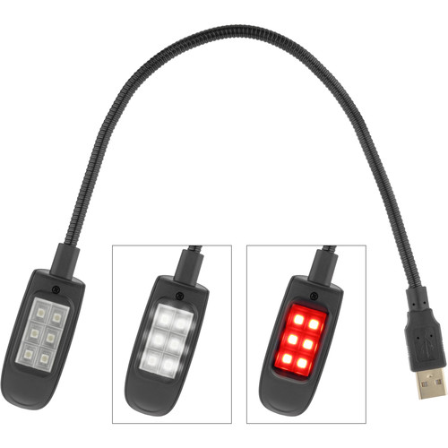 Auray LED6USB 6LED Gooseneck Light LED6USB B&H Photo Video