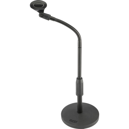 Auray MSGN-17 Telescoping Desktop Mic Stand with Gooseneck (18