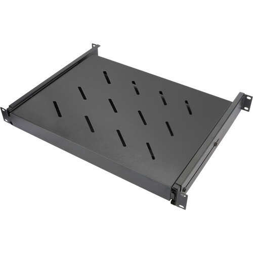 Auray Reversible Sliding Rack Keyboard Shelf and Drawer (1 RU)
