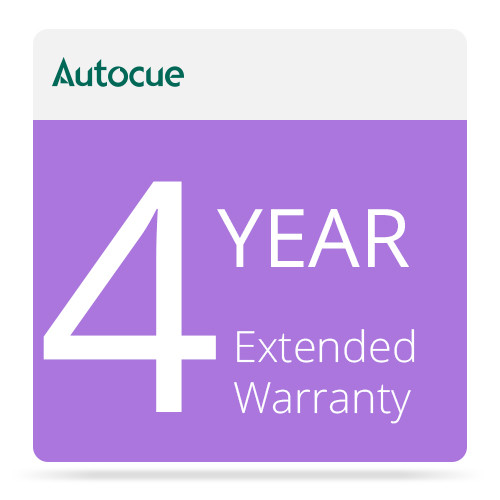 Autocue 4-Year Extended Warranty for MSP12 Prompter Monitor