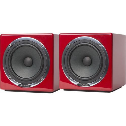 Avantone Pro Active MixCube Powered Full-Range Mini Reference Monitors (Pair Red)