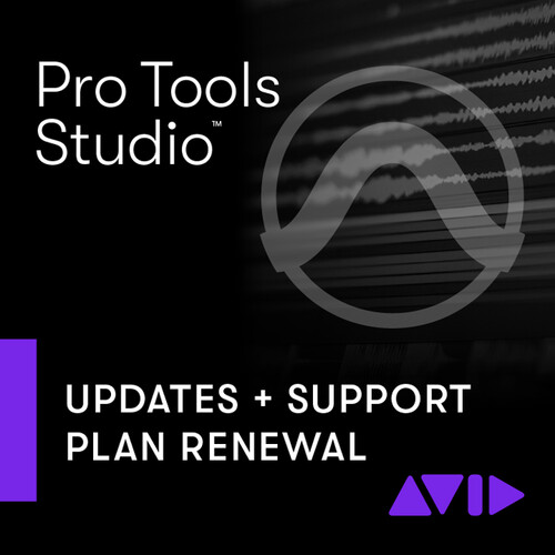 Avid Pro Tools Studio Perpetual License Upgrade 1-Year Updates and Support Plan (Retail Download)