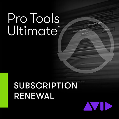 Avid Pro Tools Ultimate 1-Year Subscription RENEWAL (Retail Download)