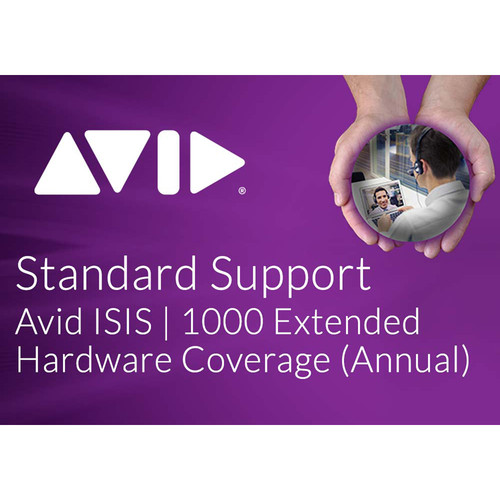 Avid Extended Hardware Coverage Add-On for ISIS 1000 Software 20TB (Annual)