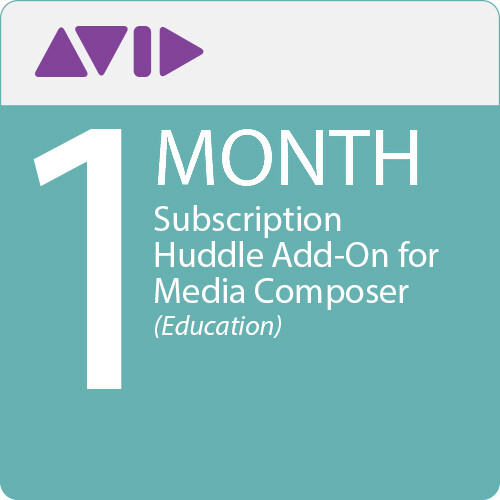 Avid Huddle Add-On for Media Composer (1-Month Subscription Education)
