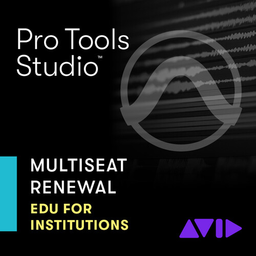 Avid Pro Tools Studio 1-Year Subscription Multiseat License RENEWAL (Academic Institutions Download)