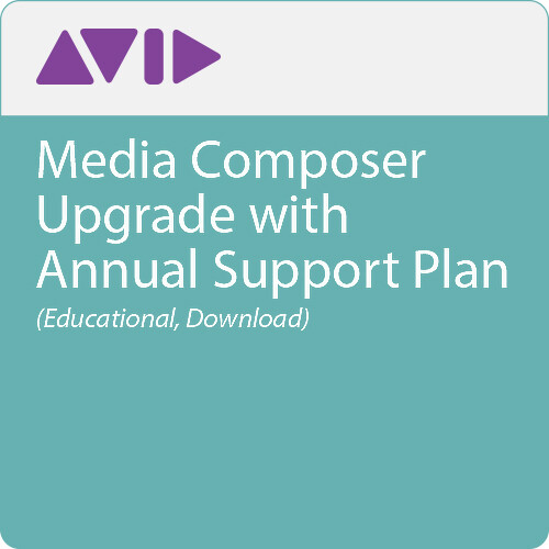 Avid Media Composer Upgrade with Annual Support Plan (Educational Download)