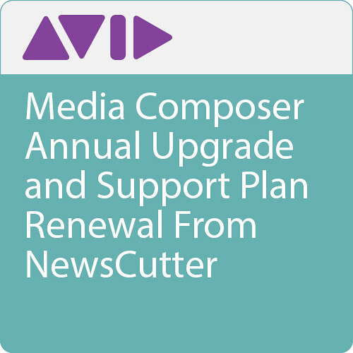 Avid Media Composer Annual Upgrade and Support Plan Renewal From NewsCutter