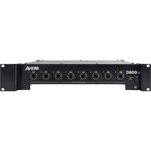 Aviom D800-Dante v.2 A-Net Distributor with A-Net Bridge Input