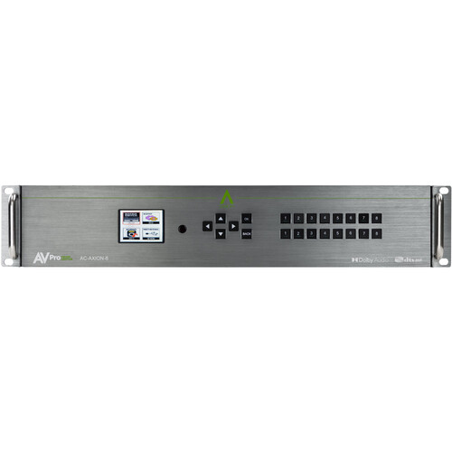 AVPro Edge 8 x HDMI Input & 8 x HDBaseT/HDMI Output Matrix Switcher with Dolby & DTS Downmixing