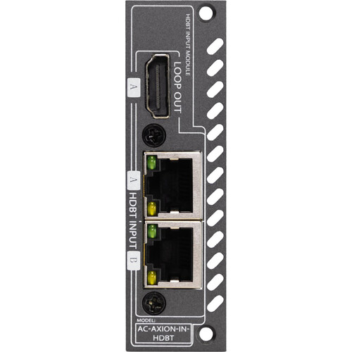 AVPro Edge Dual 18 Gb/s ICT HDBT Input Ports with a Single Mirrored HDMI Port Input Card for Axion-X Chassis
