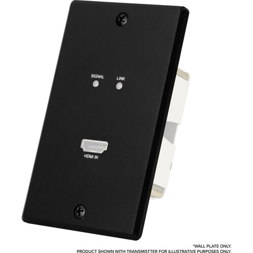 AVPro Edge ConferX Low-Profile HDMI Wall Plate Cover for ConferX Wall Plate TX (Black)