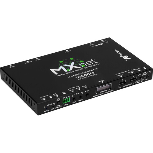 AVPro Edge MXNet 1G Evolution II Dante Decoder
