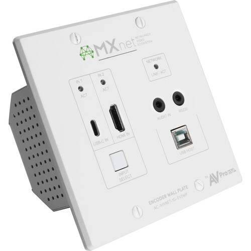 AVPro Edge MXnet 1G Evolution II AV-over-IP Wall Plate Encoder