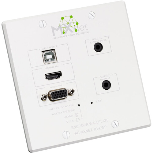 AVPro Edge MXNet 1G Wall Plate Encoder Device
