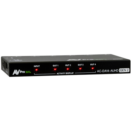 AVPro Edge AC-DA14-AUHD-GEN2 1 x 4 HDMI Distribution Amplifier