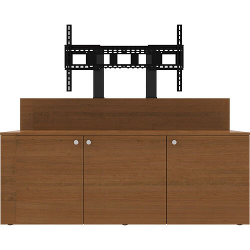 AVTEQ 3-Bay Credenza for Single Display (TAA Compliant)
