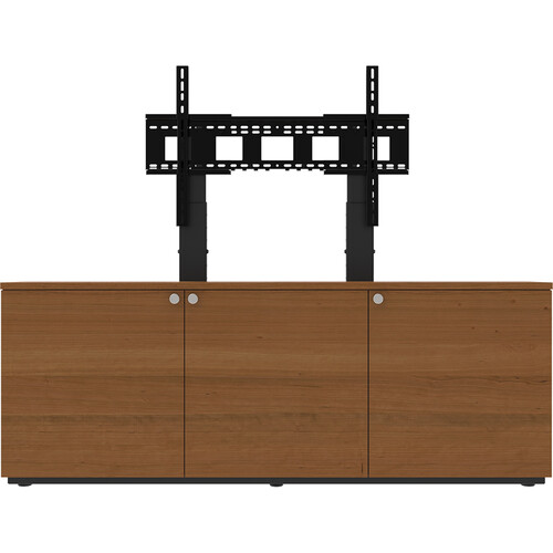 AVTEQ Thin 3-Bay Credenza for Single Display (TAA Compliant)