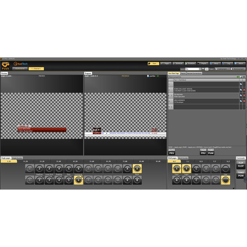 Axel Technology CG PLUS Dual-Channel Broadcast Graphics System (1 RU Server)