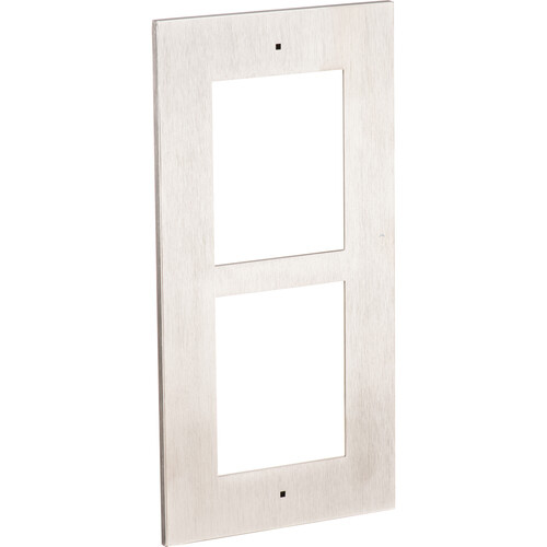 2N Flush Frame for 2 IP Verso Modules (Nickel)