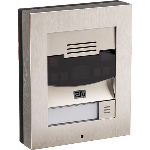 2N IP Solo Intercom System with Camera (Surface Mount Nickel)