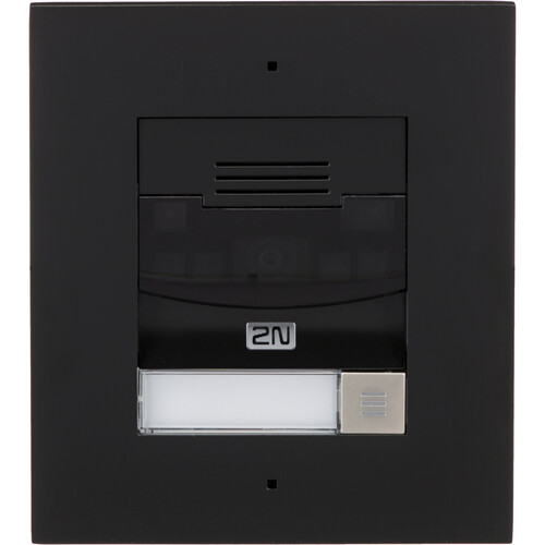 2N IP Solo Intercom System with Camera (Flush Mount Black)
