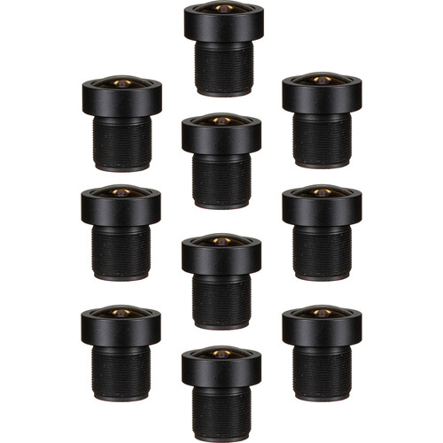 Axis Communications M12-Mount 2.1mm Fixed Focal Lens (10-Pack)