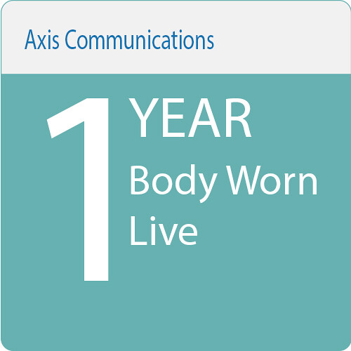 Axis Communications Body Worn Live (1-Year Subscription)