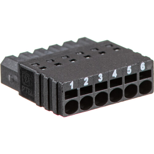 Axis Communications Connector A 6-Pin 2.5mm Straight I/O Terminal Blocks (10-Pack)