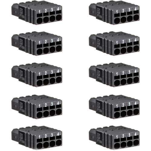 Axis Communications Connector A 4-Pin 2.5mm Straight I/O Terminal Blocks (10-Pack)