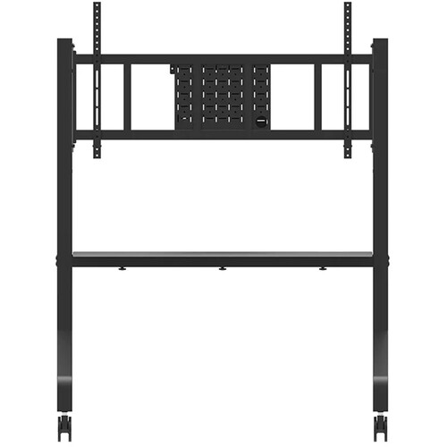 B-Tech Neomounts Rolling Mobile Floor Stand for 65 to 110