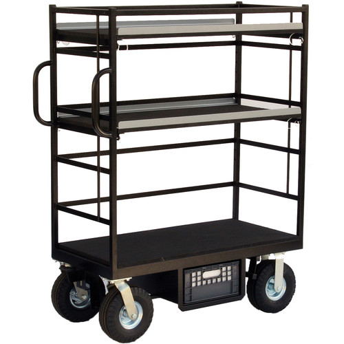 Backstage Equipment Head Mini Cart (Black Hammertone)