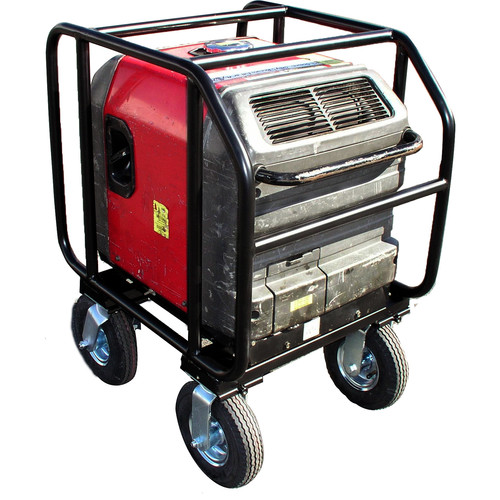 Backstage Equipment Armor with Wheels for Honda 3000 Generator (Black Hammertone)