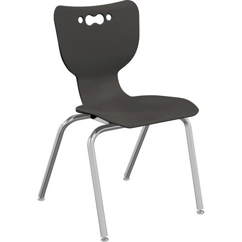 Balt 4 Leg Chrome Frame Hierarchy Caster Chair (Black 18