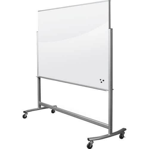 Balt Visionary Move Mobile Magnetic Glass Whiteboard (6 x 4' White)