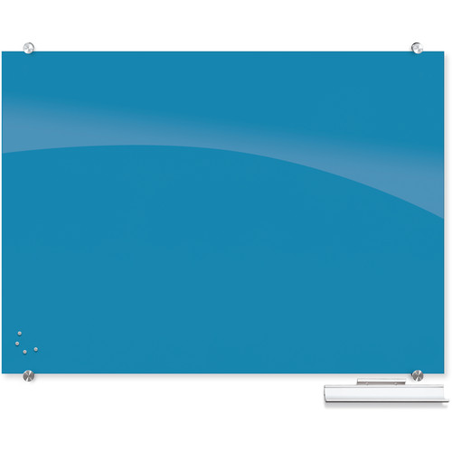Balt 83844 Visionary Magnetic Glass Dry Erase Whiteboard (Blue)