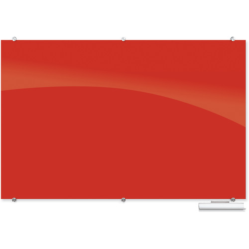 Balt 83845 Visionary Magnetic Glass Dry Erase Whiteboard (Red)