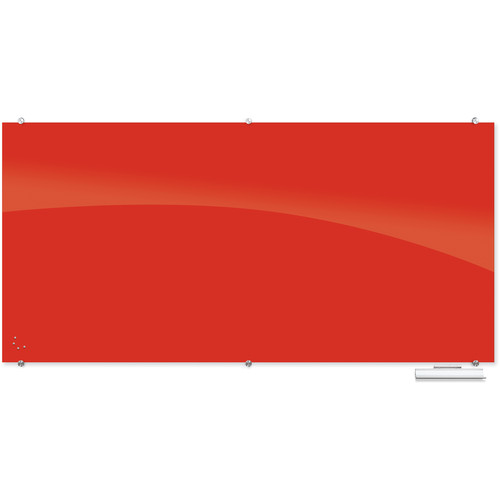Balt 83846 Visionary Magnetic Glass Dry Erase Whiteboard (Red)