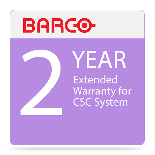 Barco 2-Year Extended Warranty for CSC System
