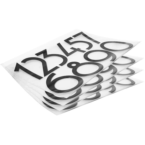 Barska Modern Waterproof Stickers Numbers 0-9 (4