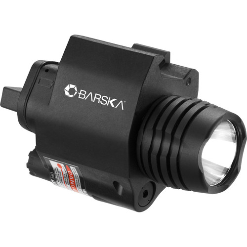 Barska Red Aiming Laser with 200 Lumen Flashlight