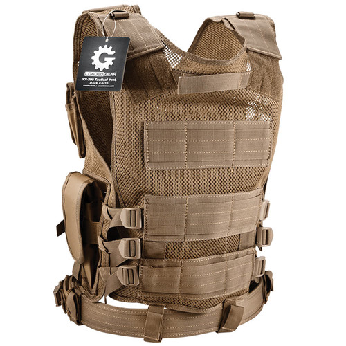 Barska Loaded Gear VX-200 Right-Handed Tactical Vest (Dark Earth)