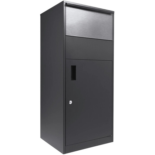 Barska MPCB-200 Extra-Large Single Compartment Locking Parcel Box (Matte Black)