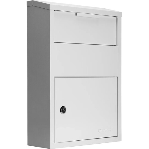 Barska Locking Wall-Mounted Security Drop Box (Large White)