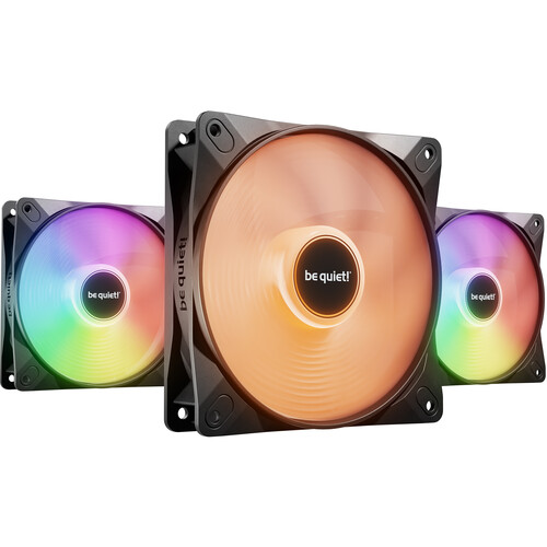 be quiet! Light Wings LX HS ARGB 120mm Fan (Black 3-Pack)